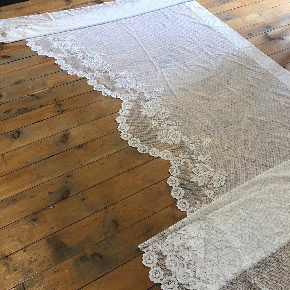 Vintage Lace Picture Window Curtain